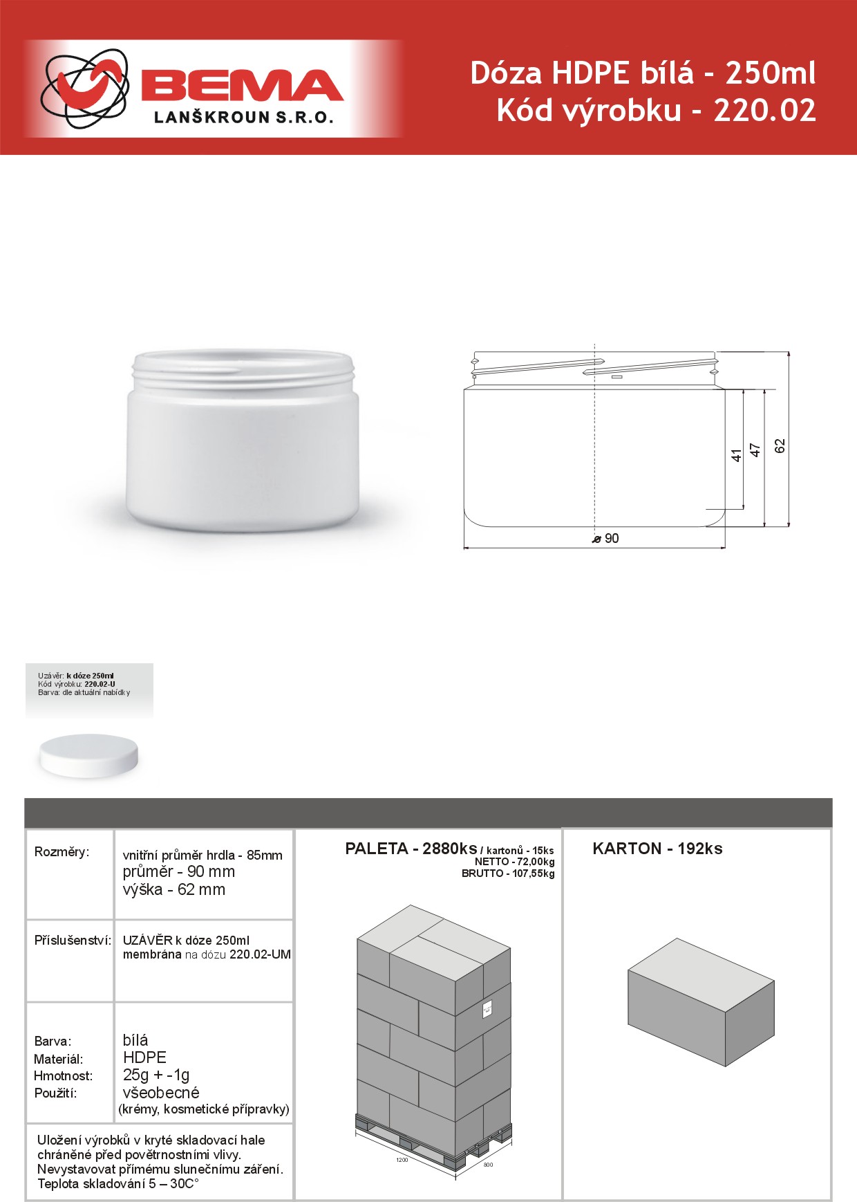 DOZA 250ML HDPE  17-3-2023